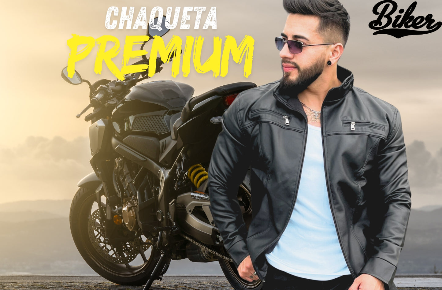 CHAQUETA DE HOMBRE CUEROTEX PREMIUM